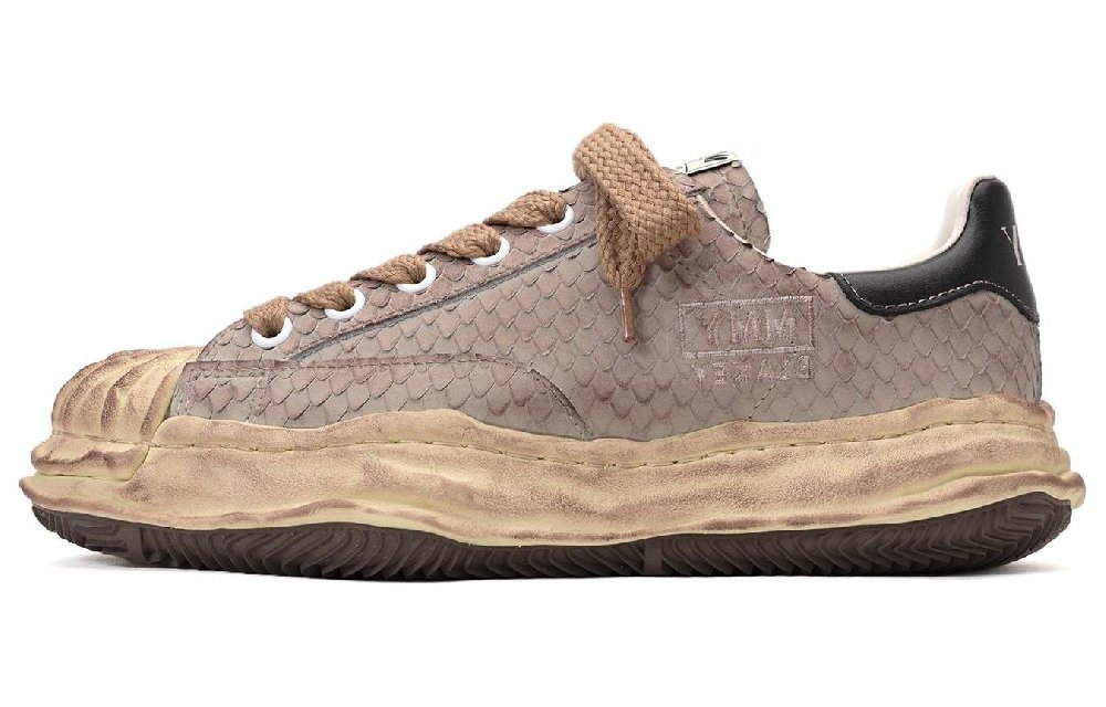 MIHARA YASUHIRO Blakey Stylish Skateboarding Shoes Men's Brown Vintage Version
