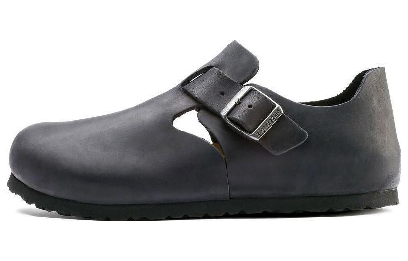 Birkenstock Low-Top Casual Shoes Men's Black Narrow Fit