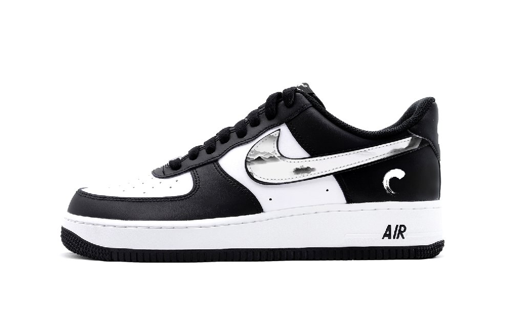 Nike Air Force 1 Low Lone Boat Low-Top Skateboard Shoes Unisex White Black
