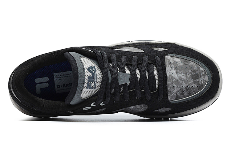 FILA FUSION FILA FUSION Hakusan L Collaboration Collection Wear-Resistant Low-Top Skateboard Shoes Women's Castle Gray