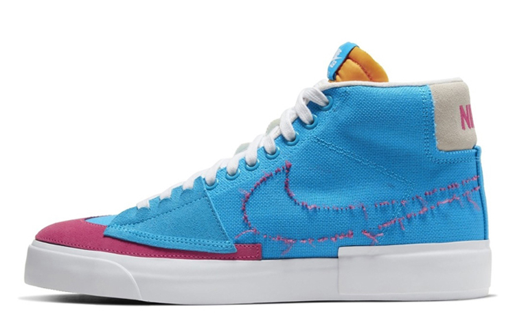 Nike Sb Zoom Blazer Mid Edge Hack Pack Blue