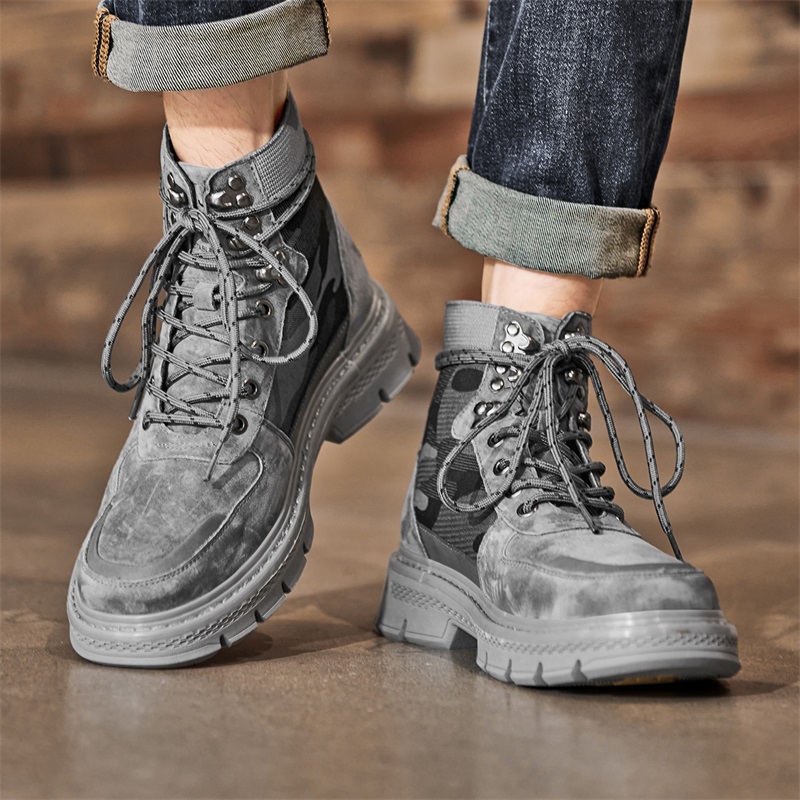 Jeep Short Outdoor Boots Men's Gray купить в интернет-магазине Yoocart с быстрой доставкой по России.