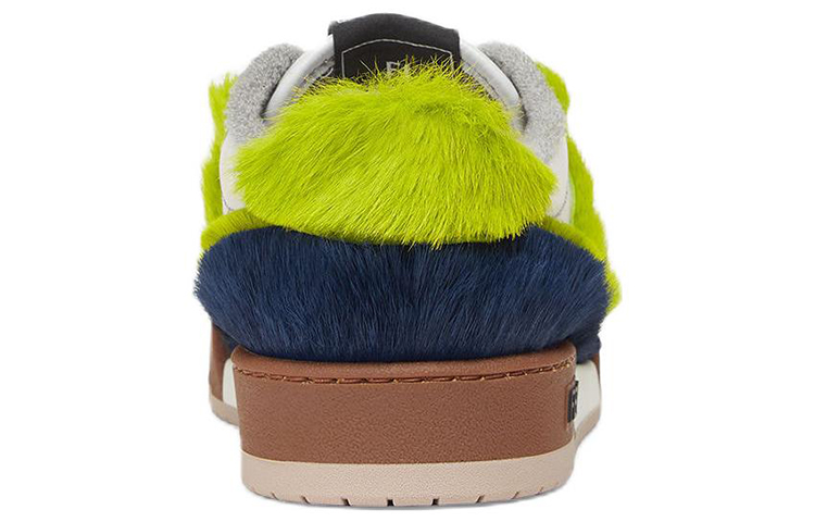 FENDI Match Low Top Stylish Skateboarding Shoes Men's White Blue Green купить в интернет-магазине Yoocart с быстрой доставкой по России.