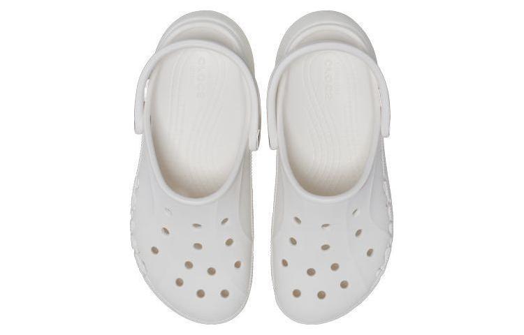 Crocs Classic Baya Platform Slide 'White' Women's