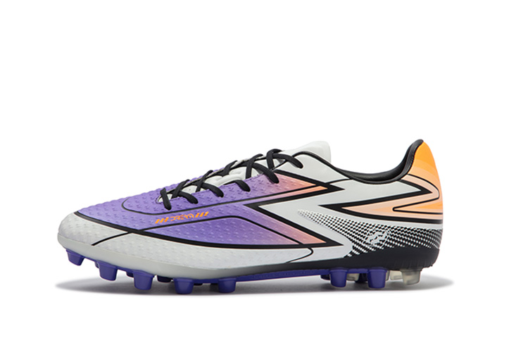 361° Soccer Shoes Unisex Low-Top Purple/Orange/Gray