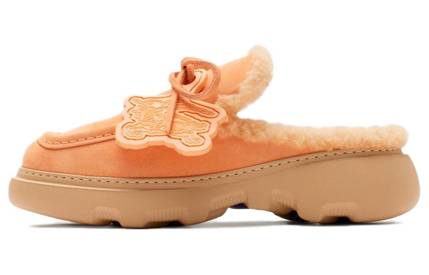 Burberry Slip Resistant Closed Toe Slippers Women's Cotton Candy