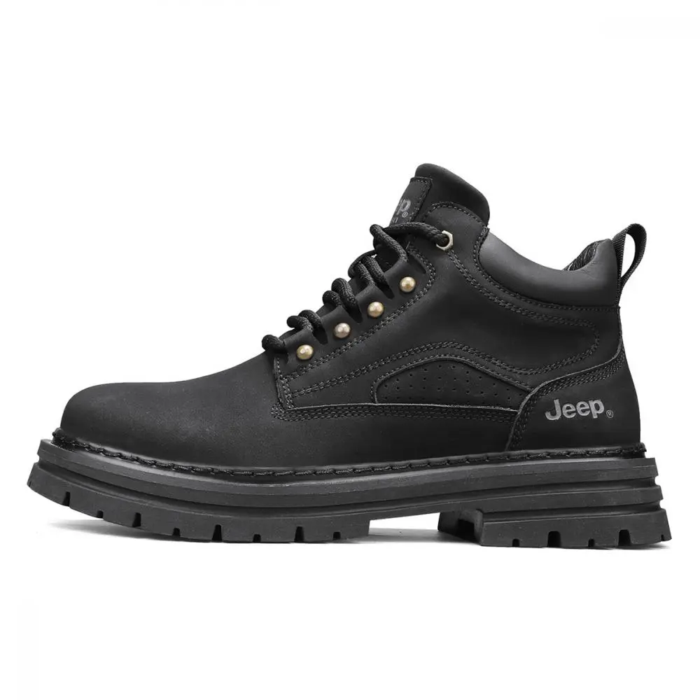 Jeep Short Martin Boot Men's Black