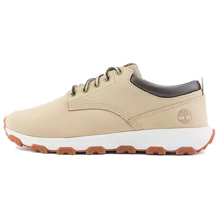 Timberland Anti-Slip And Wear-Resistant Lightweight Rebound Low-Top Casual Shoes Men's Light Beige