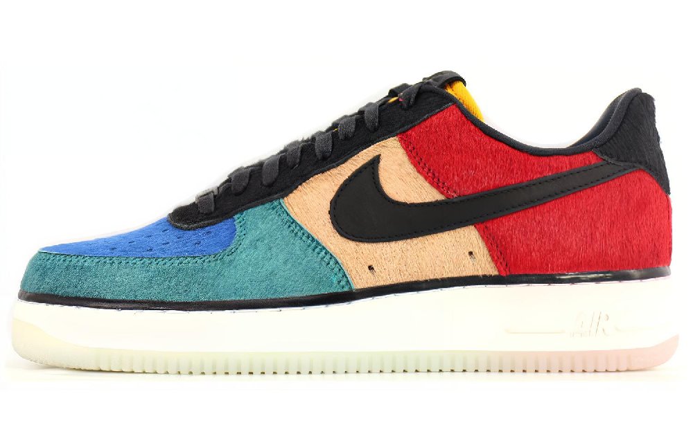 Nike Air Force 1 '07 Premium 'Red Blue Black' Women's