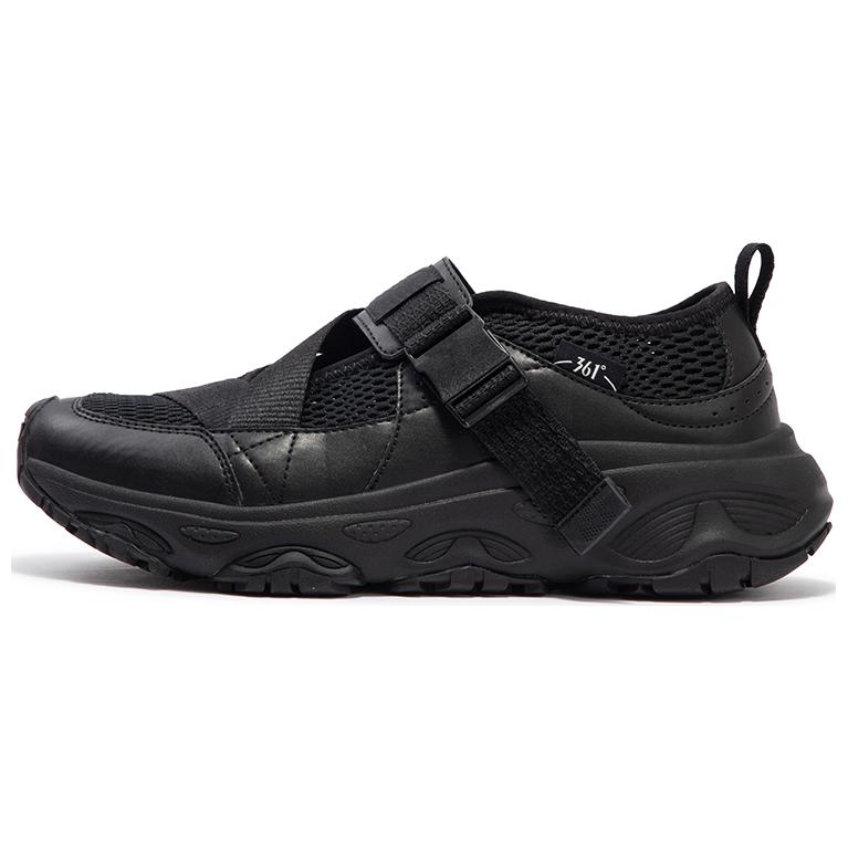 361° Cushioning Wear-Resistant Low-Top Outdoor Shoes Men's Black