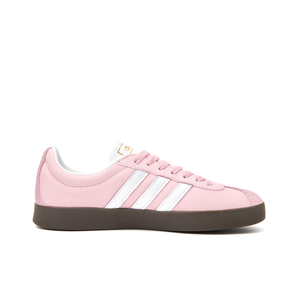 Adidas Neo VL Court 2.0 Anti Slip Wear Resistant Low Top Skateboard Shoes Unisex Pink