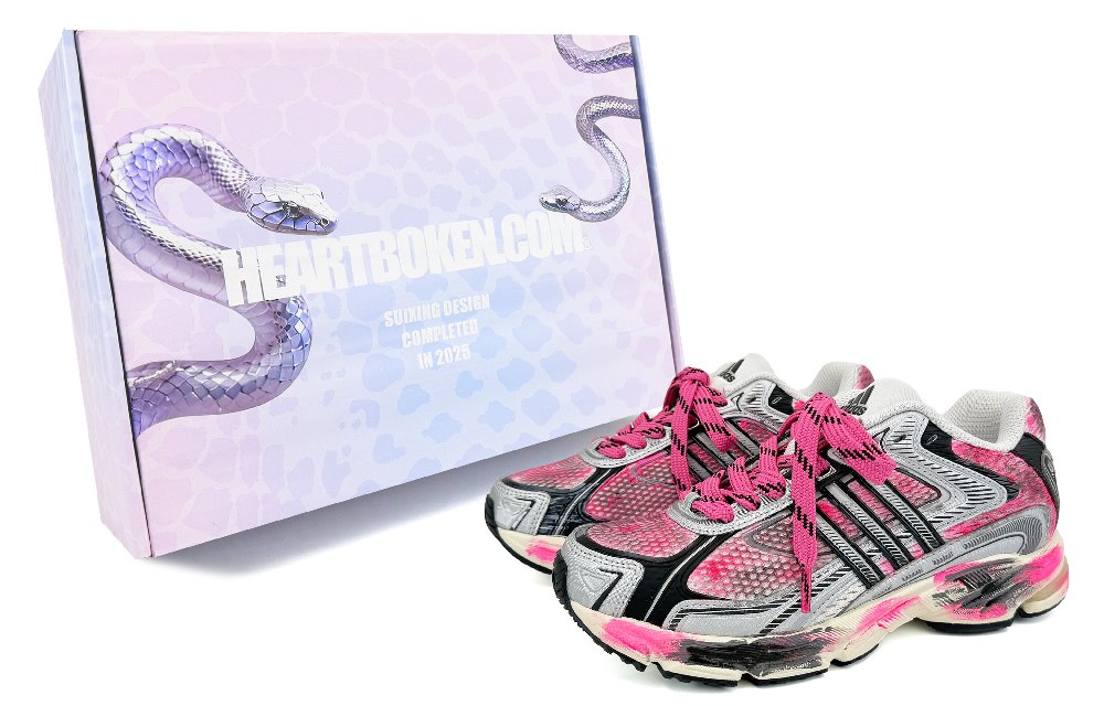 Adidas Originals Response Cl Cushioning Abrasion Resistant Breathable Low Top Casual Running Shoes Unisex Pink