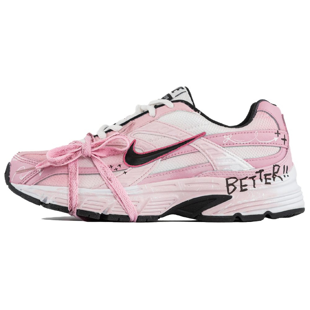 Nike Initiator Breathable Height Increase Low Top Casual Running Shoes Unisex Pink