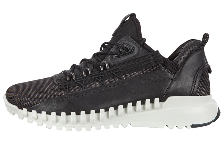 Ecco Zipflex Casual Shoes Men Low Top Black