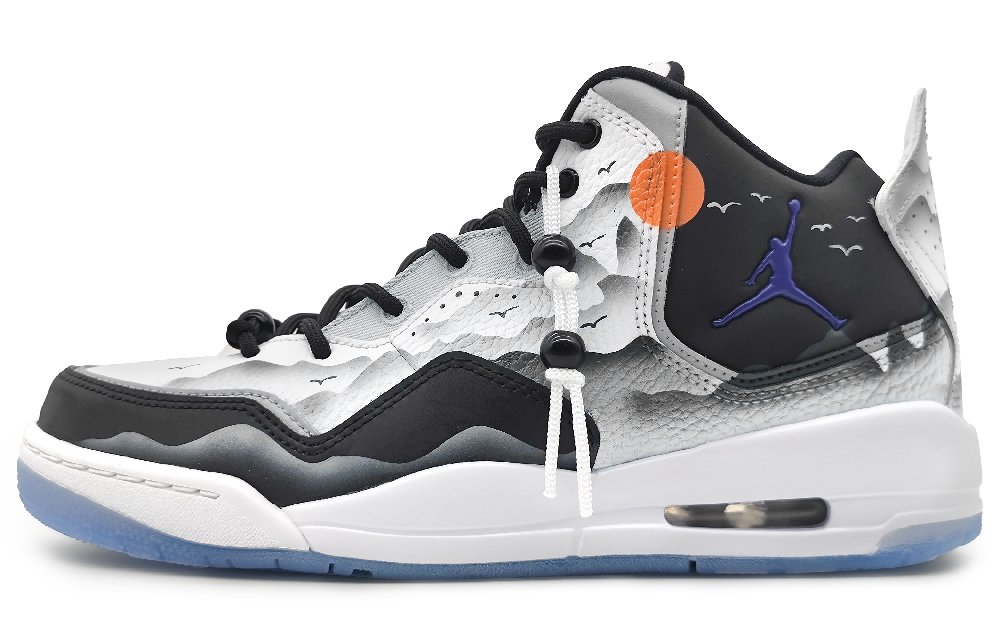 Jordan Courtside 23 Mid-Top Vintage Basketball Shoes Men's Gray Haze