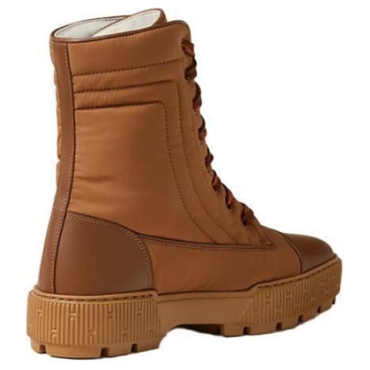HERMES Fresh Ankle Boots Women's Brown