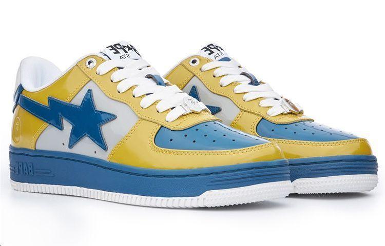 BAPE A BATHING APE Bape Sta Nostalgic Blue Yellow купить в интернет-магазине Yoocart с быстрой доставкой по России.
