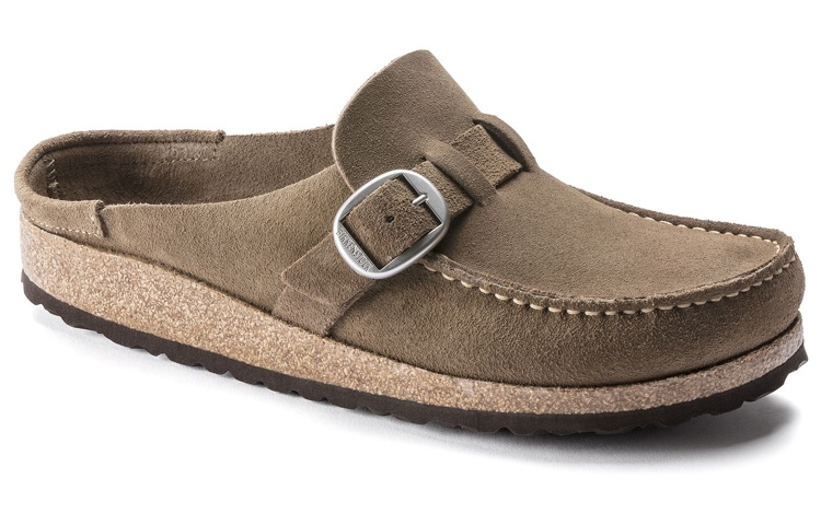Birkenstock Buckley Suede Leather 'Gray Taupe' Women's купить в интернет-магазине Yoocart с быстрой доставкой по России.