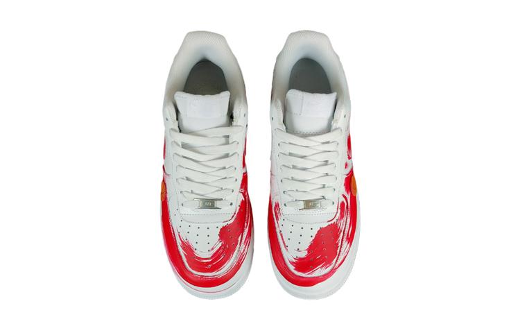 Nike Air Force 1 Low Air Force 1 Low-Top Skateboard Shoes Men's White Red купить в интернет-магазине Yoocart с быстрой доставкой по России.