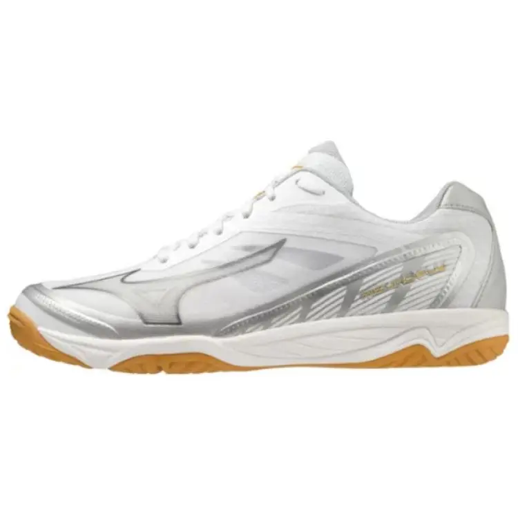 Mizuno Fly Cushioning, Wear Resistant Low Top Training Shoes Unisex White
