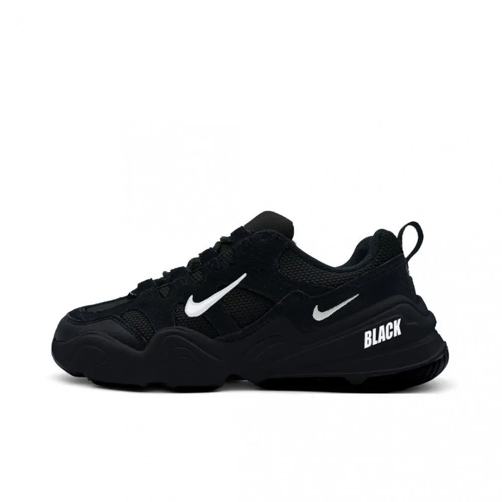 Nike Tech Hera Low Top Casual Shoes Unisex Black White