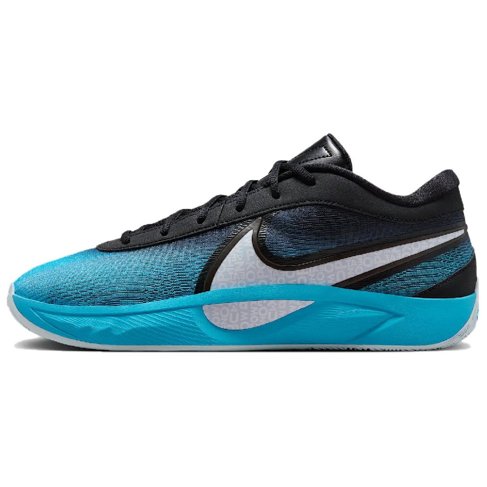 Nike Giannis Freak 6 Anti-Slip Wear-Resistant Low-Top Basketball Shoes Unisex Blue Black