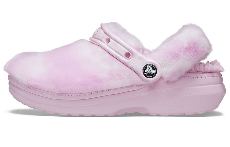 Crocs Classic Fur Sure Clogs Ballerina 'Pink White'