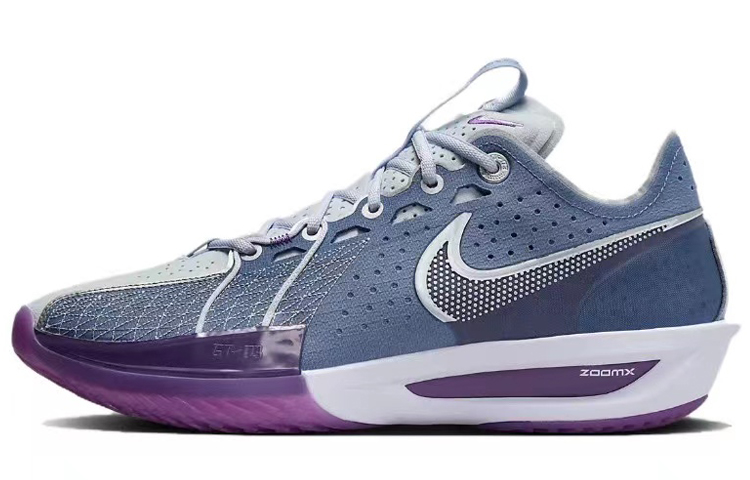 Nike Air Zoom G.T. Cut 3 Cushioning Anti-Slip And Wear-Resistant Low-Top Basketball Shoes Unisex Blue Gray купить в интернет-магазине Yoocart с быстрой доставкой по России.