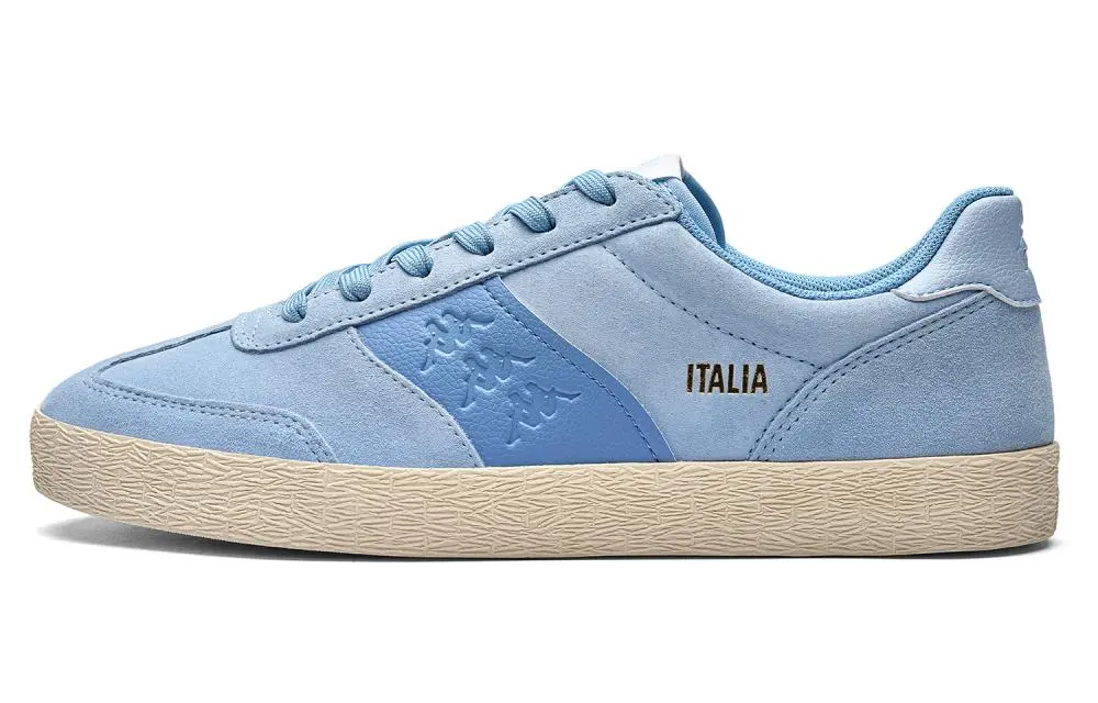 Kappa Inter City Commute Back to Back Anti Slip Wear Resistant Low Top Skateboard Shoes Unisex Quartz Blue
