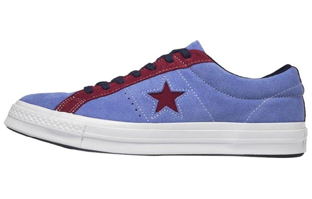 One Star Converse Low 'Deep Periwinkle Rhododenron'