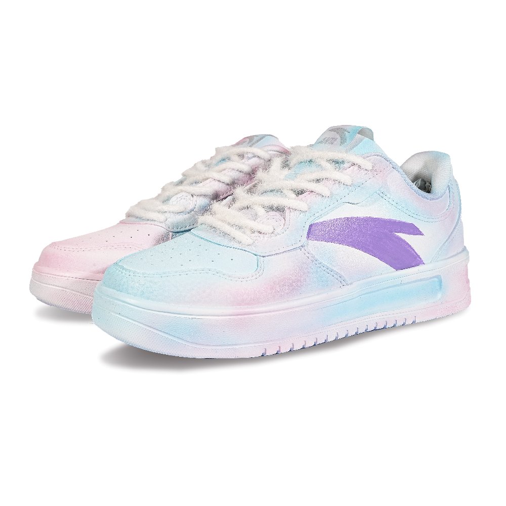 ANTA Life Collection Skateboard Shoes Unisex Low top Blue/Pink