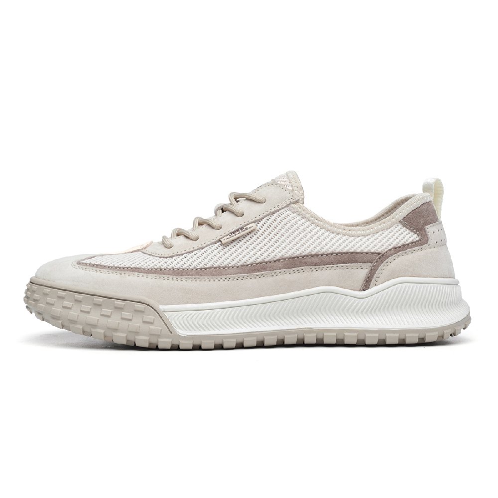 Jeep Low-Top Outdoor Shoes Men's Ecru