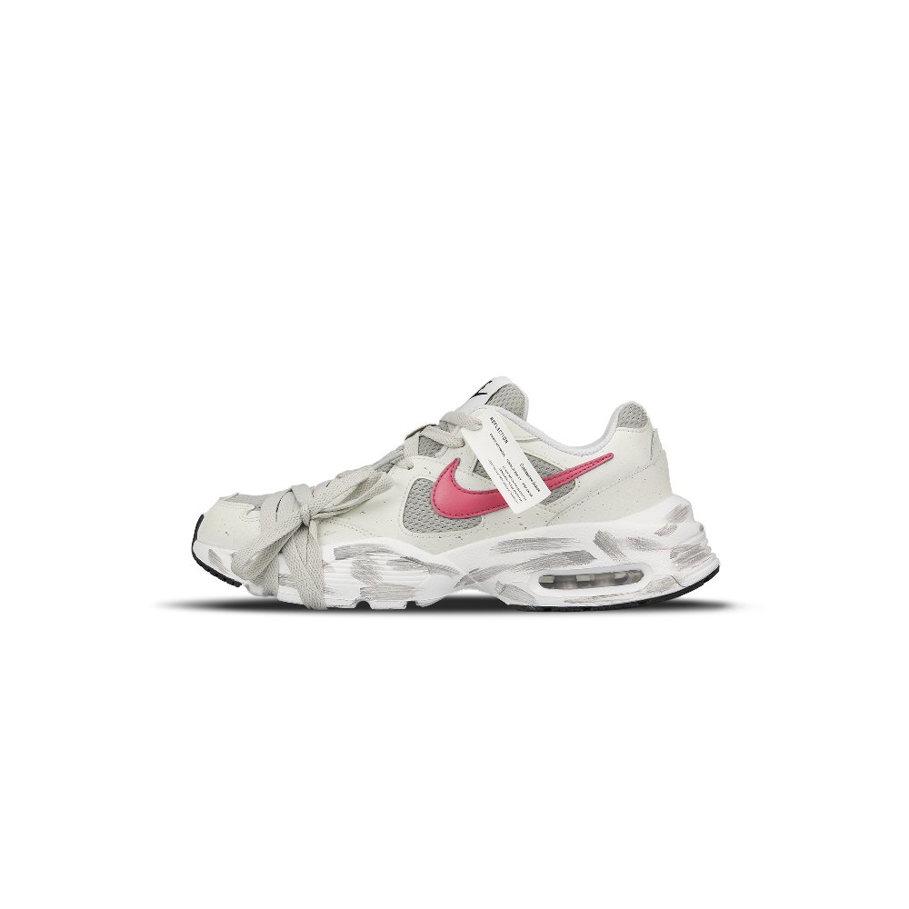 Nike Air Max Fusion Anti Slip Wear Resistant Low Top Running Shoes Women's Pink White