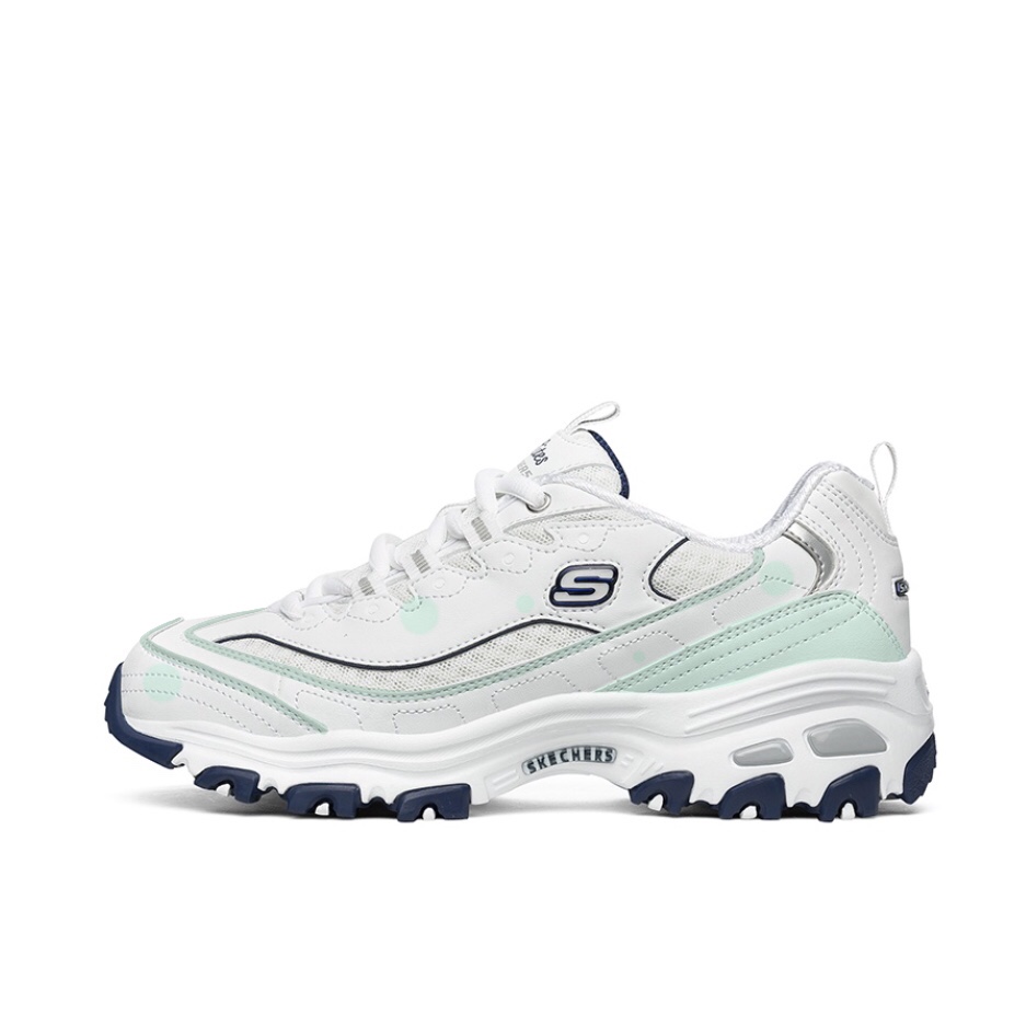 Skechers D'LIFES Chunky Sneakers Women's Low Top Green