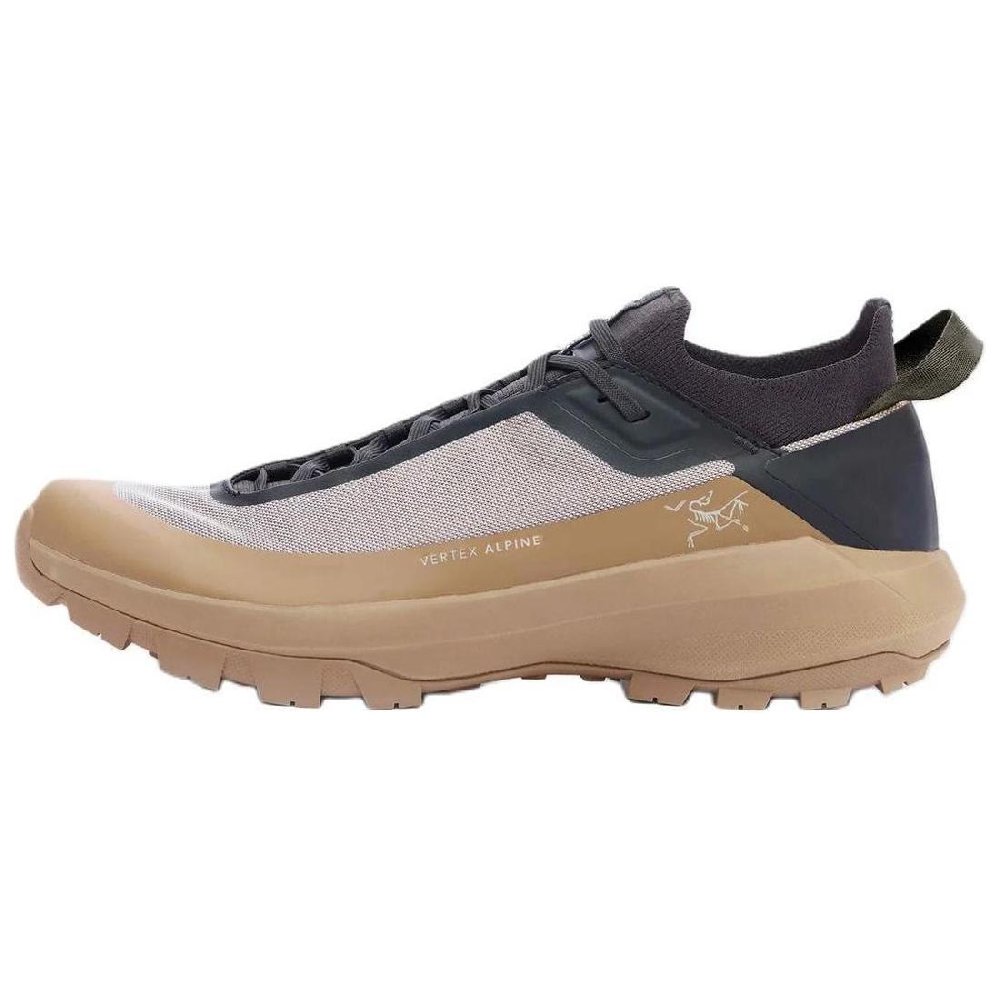 Arcteryx Vertex Alpine Shock Absorbers Slip Resistant Low Top Mountaineering & Hiking Shoes Men's Brown Gray