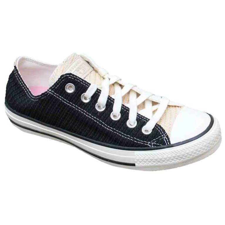Converse All Star Anti-Slip Wear-Resistant Low-Top Canvas Shoes Unisex Black White