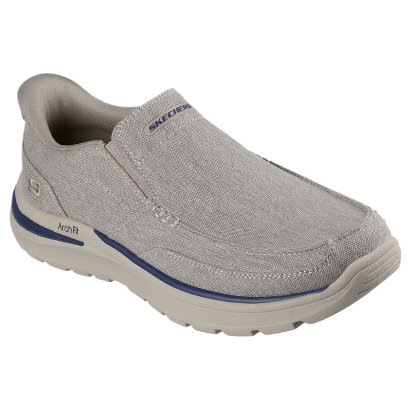 Skechers Arch Fit Low Top Casual Shoes Men's Brown купить в интернет-магазине Yoocart с быстрой доставкой по России.