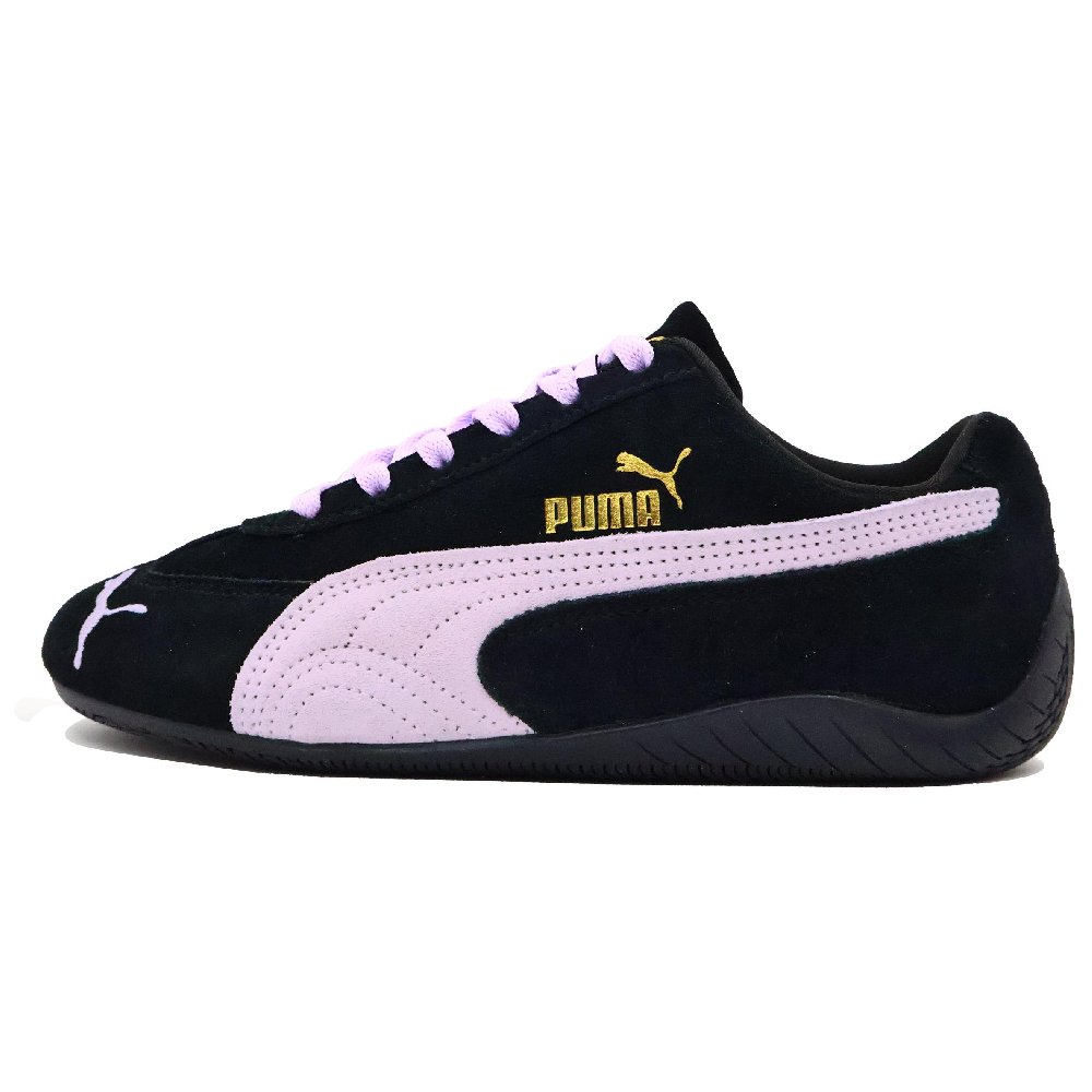 PUMA Speedcat Cloud Cap Ballad Cushioned Slip-Resistant Abrasion-Resistant Low-Top Casual Shoes Unisex Black Purple