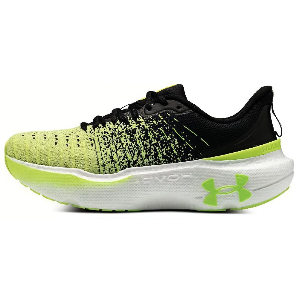 Under Armour Infinite Elite Low Top Training Long Distance Running Sprint City Commute Running Shoes Men's Black Yellow