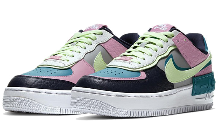 Nike Air Force 1 Low Shadow Barely Volt Oracle Aqua Women's купить в интернет-магазине Yoocart с быстрой доставкой по России.