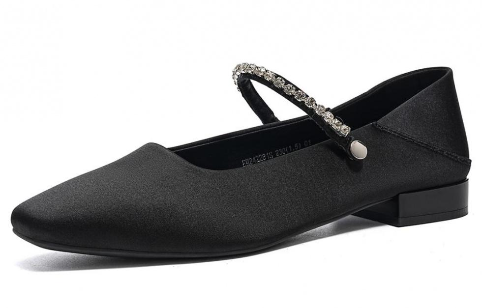 EBLAN Slim Heel Mary Jane Shoes Women's Black купить в интернет-магазине Yoocart с быстрой доставкой по России.