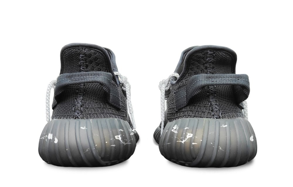 Adidas Originals Yeezy Boost 350 V2 Breathable And Wear resistant Low Top Casual Shoes Unisex Black Gray