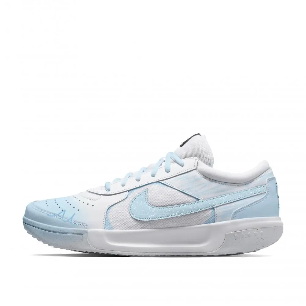 Nike Court Lite 3 Blue Trace Cushioning Low top Tennis Shoes Men's Blue White
