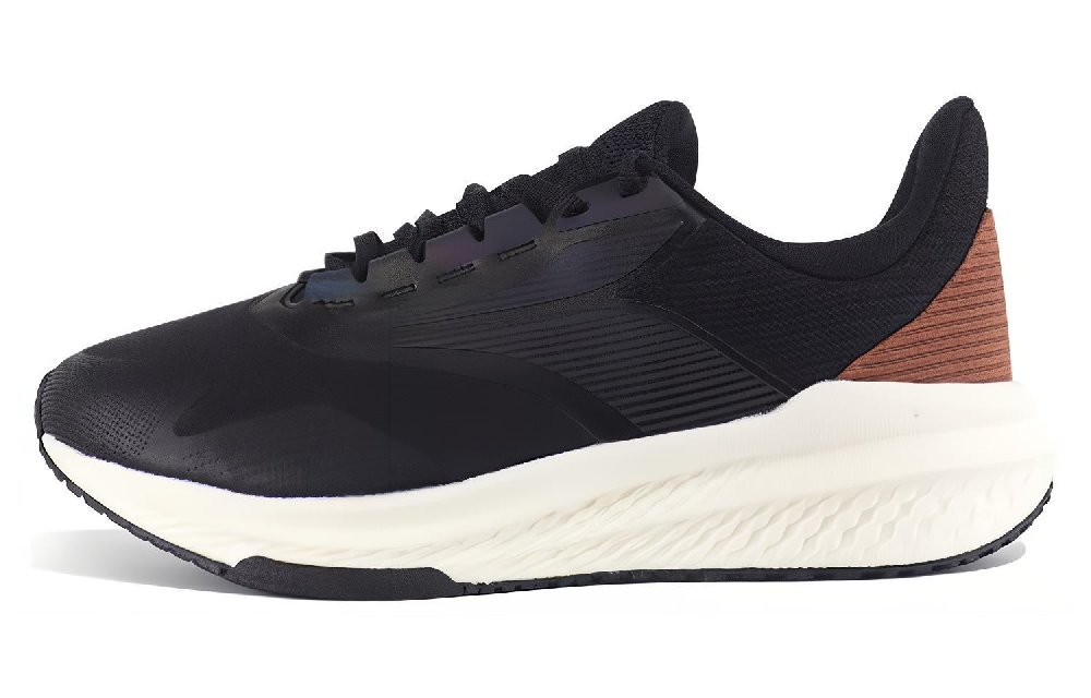 361° Cushioning, Slip Resistant, And Abrasion Resistant Low Top Running Shoes Men's Obsidian Black