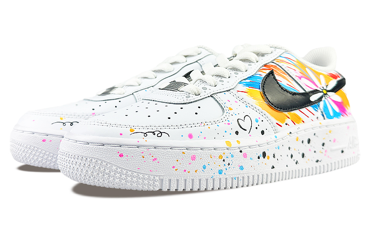 Nike Air Force 1 Low-Top Skateboard Shoes Men's White Blue купить в интернет-магазине Yoocart с быстрой доставкой по России.
