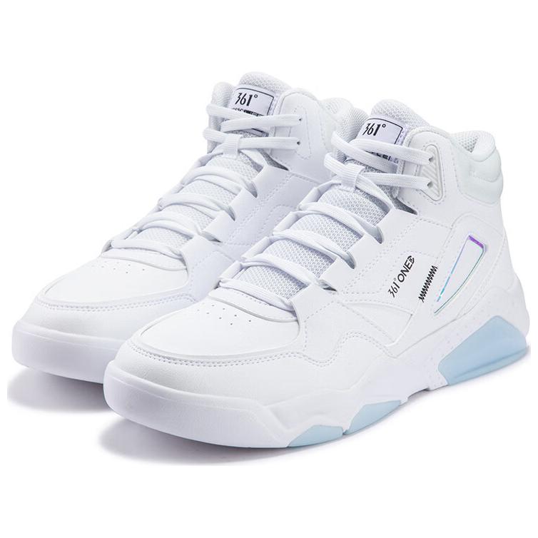 361° Winter Syndrome Winter Expedition 3 Slip-Resistant High-Top Skateboard Shoes Men's White Blue