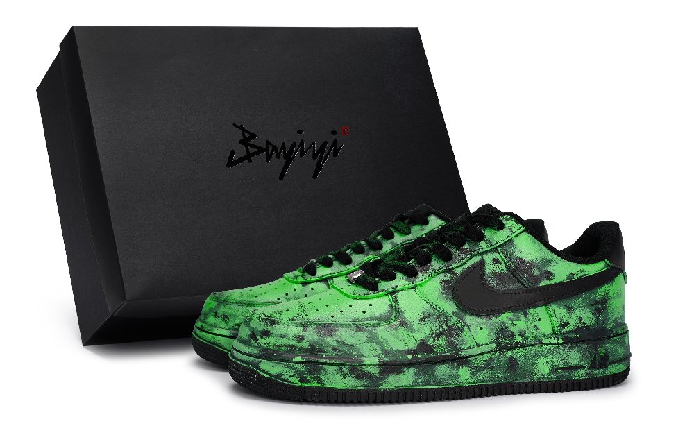 Nike Air Force 1 Skateboard Shoes Unisex Low-Top Green