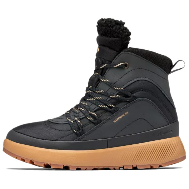 Columbia Red Hills Warm Water-Resistant Slip-Resistant Cushioning Crew Snow Boots Women's Black