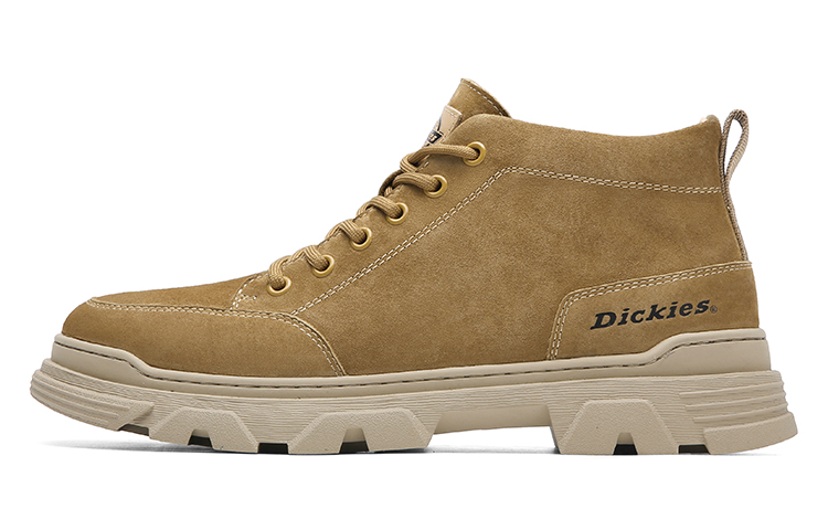 Dickies Minimalist Style Versatile Fleece Lined Workwear Outdoor Boots Men's Light Brown