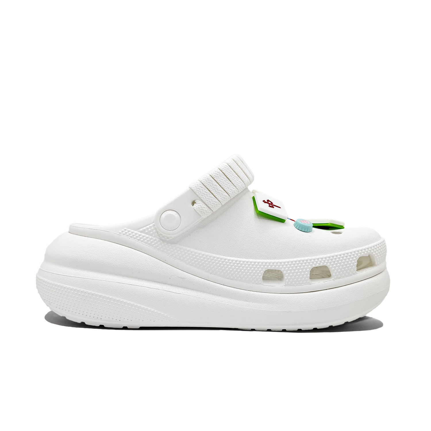 Crocs Crush Clog Tian Hu Mahjong, Pure Suit Clogs Unisex White купить в интернет-магазине Yoocart с быстрой доставкой по России.